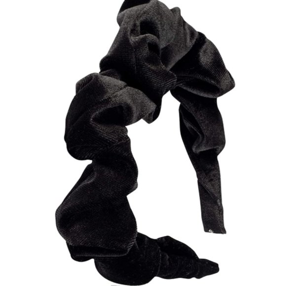 Women's Velvet pleated Headband - Picture 1 of 3